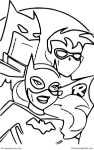 Batman Robin Batgirl 01